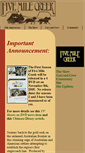 Mobile Screenshot of fivemilecreek.net